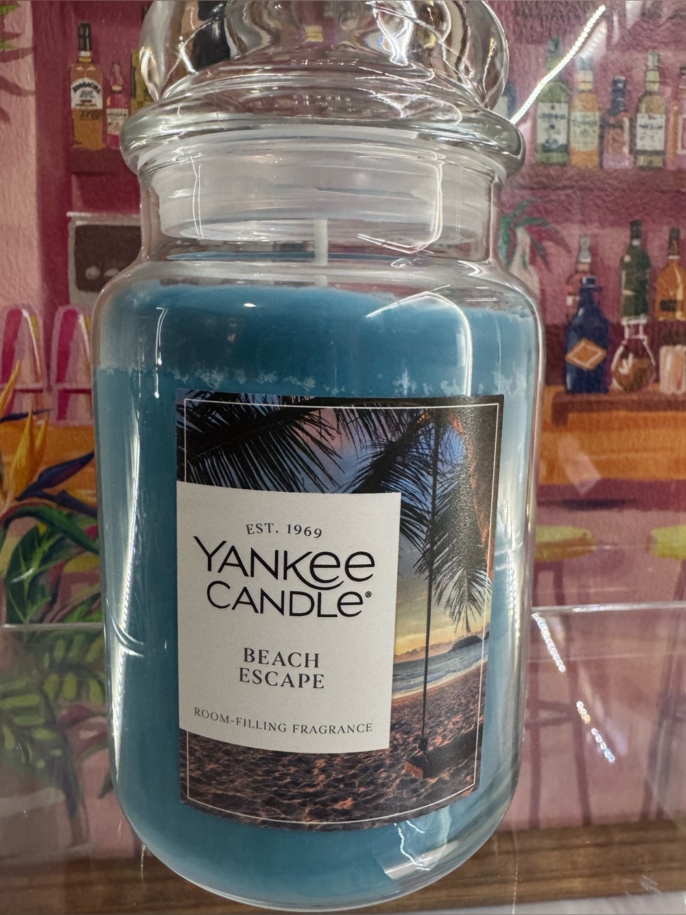 LARGE Yankee Candle Beach Escape Scented Jar Candle - Smells Amazing